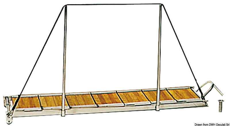 SS gangway/ladder 150 mm - foto originale Osculati Srl