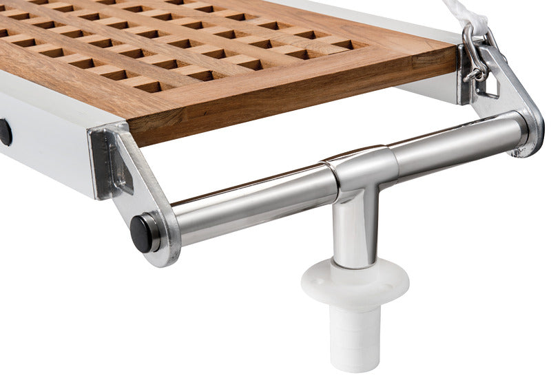 Fixed gangway teak grating 210 cm - foto originale Osculati Srl