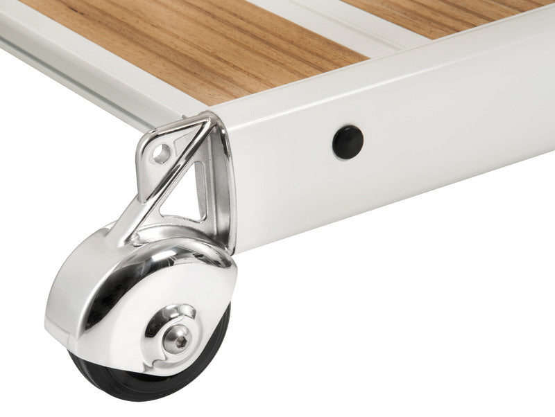 Foldable gangway lacquered white 210 cm - foto originale Osculati Srl