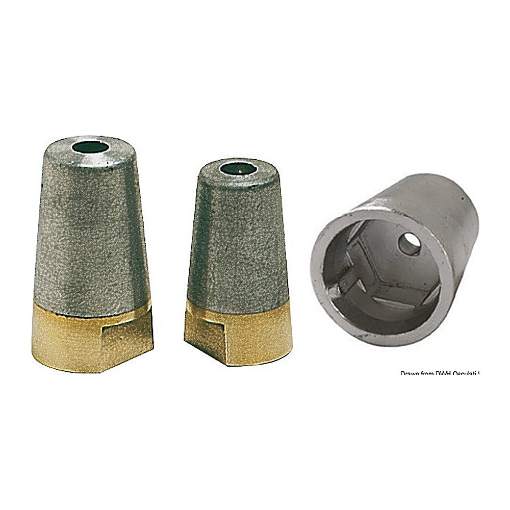 Zinc anode w/nut Radice type 60 mm - foto originale Osculati Srl