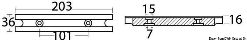 Tecnoseal Aluminium rod anode for Yamaha und Mariner - foto originale Osculati Srl