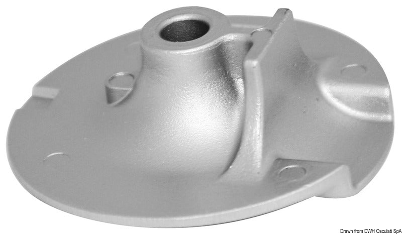 Tecnoseal Engine plate aluminium anode 200/350 HP - foto originale Osculati Srl