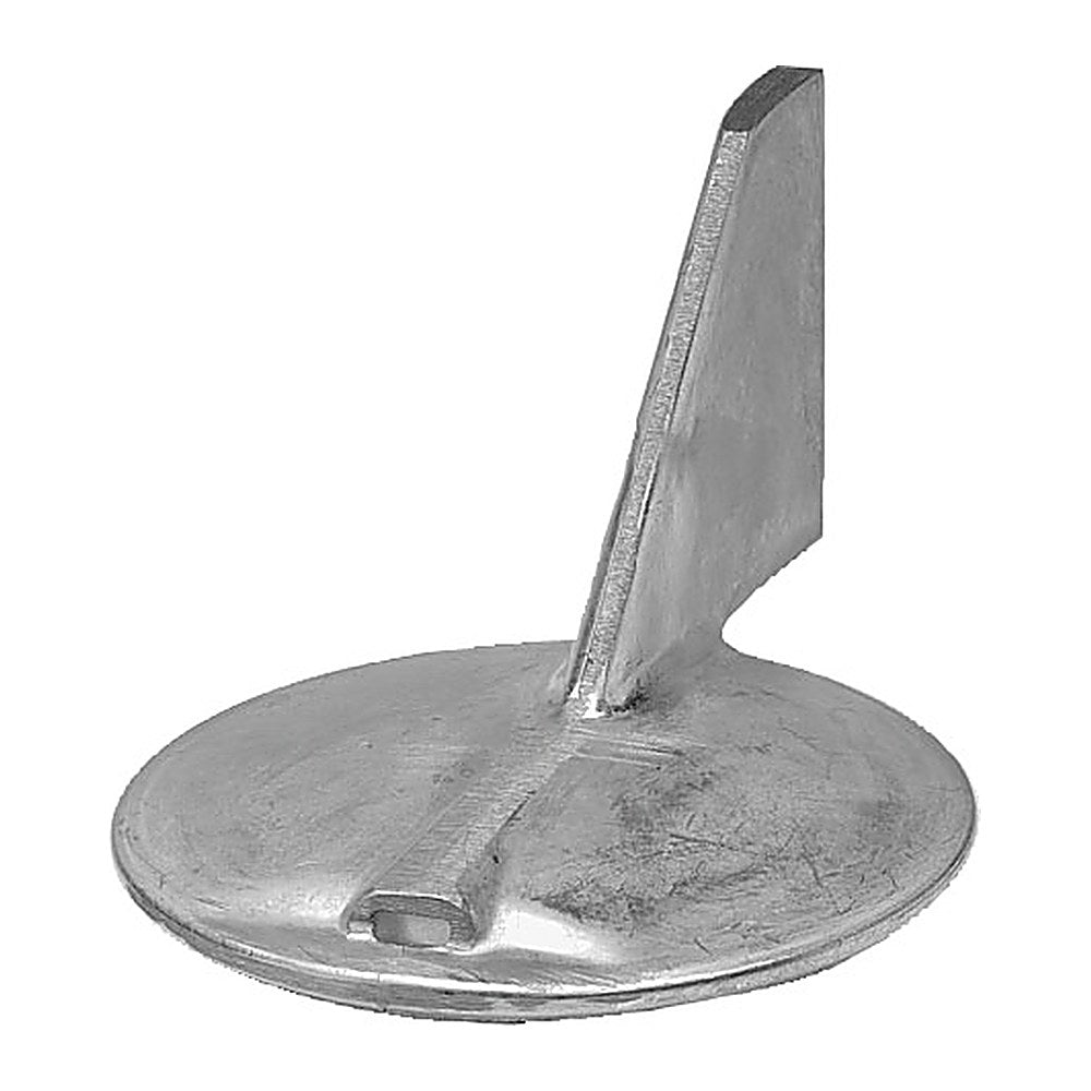 Tecnoseal Magnesium fin anode rightward bend 100/220 HP - foto originale Osculati Srl