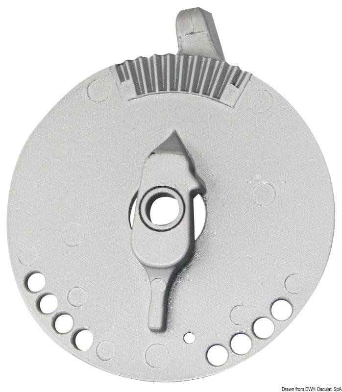 Tecnoseal Aluminium fin anode Suzuki DF60/140 with bores - foto originale Osculati Srl
