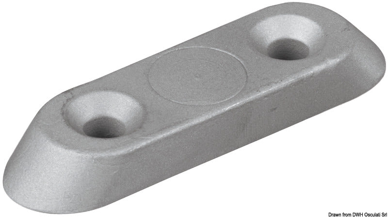 Tecnoseal Zinc plate anode 40/50 HP 4-stroke - foto originale Osculati Srl
