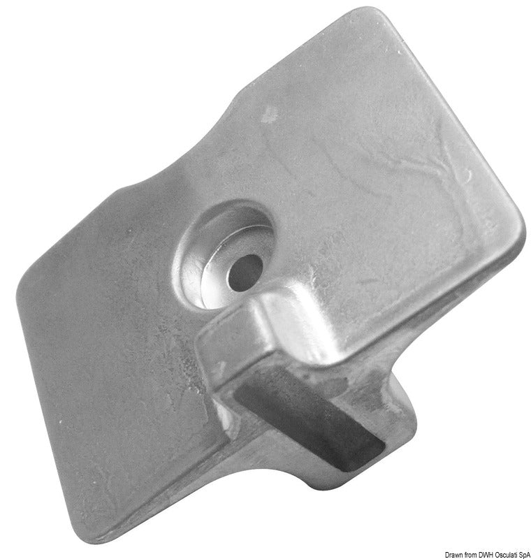 Tecnoseal Zinc plate anode Yamaha 80 x 58 mm - foto originale Osculati Srl