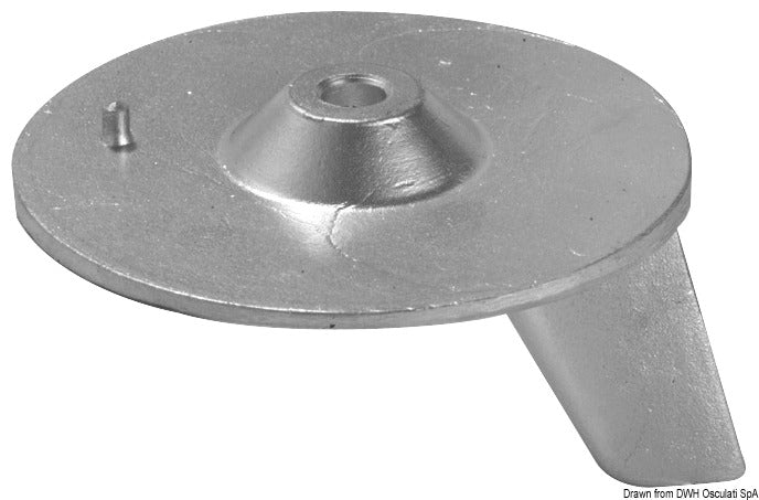 Tecnoseal Magnesium fin anode Honda 25/50 HP - foto originale Osculati Srl