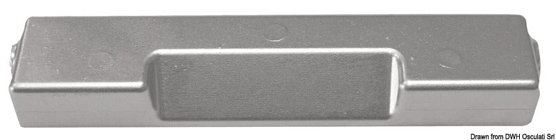 Tecnoseal U-shaped zinc anode f. outboards 60/300 HP - foto originale Osculati Srl