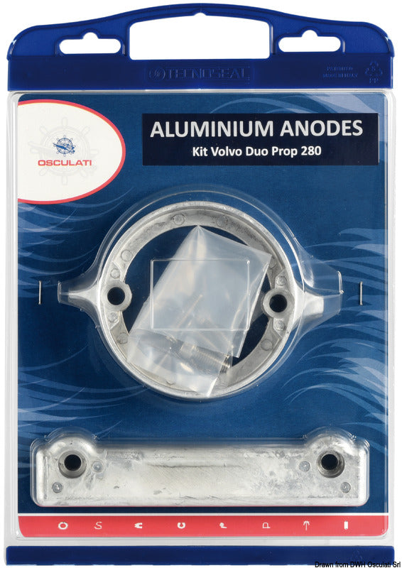 Osculati by Tecnoseal Anode kit for Volvo engines 280DP zinc - foto originale Osculati Srl