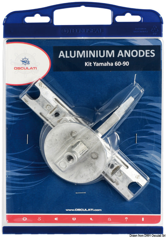 Osculati by Tecnoseal Anode kit for Yamaha outboards 60/90 zinc - foto originale Osculati Srl