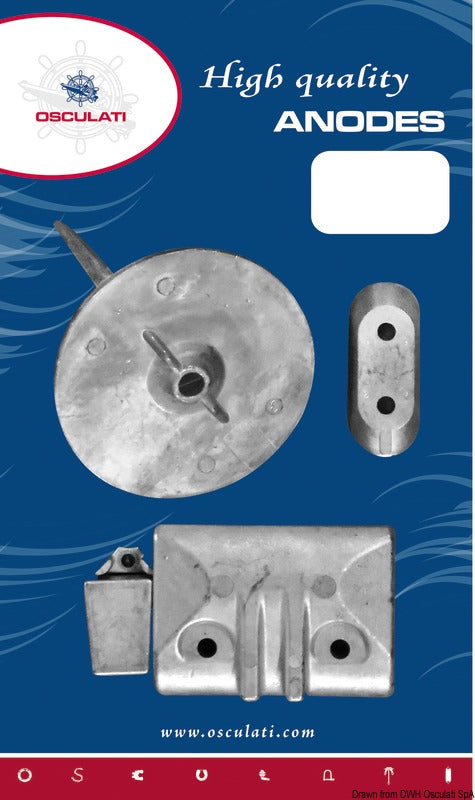 Osculati by Tecnoseal Anode kit for Yamaha outboards 60/90 HP - foto originale Osculati Srl