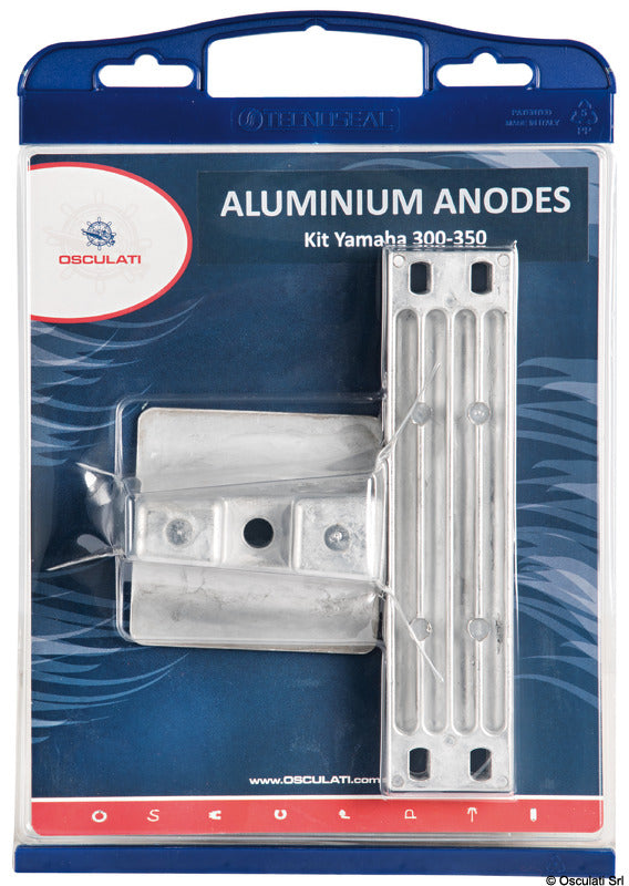 Osculati by Tecnoseal Anode kit for Yamaha 300/350/425 HP aluminium - foto originale Osculati Srl