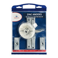 By Tecnoseal Anodenkit für Mercury F30/F40/F60 Zink