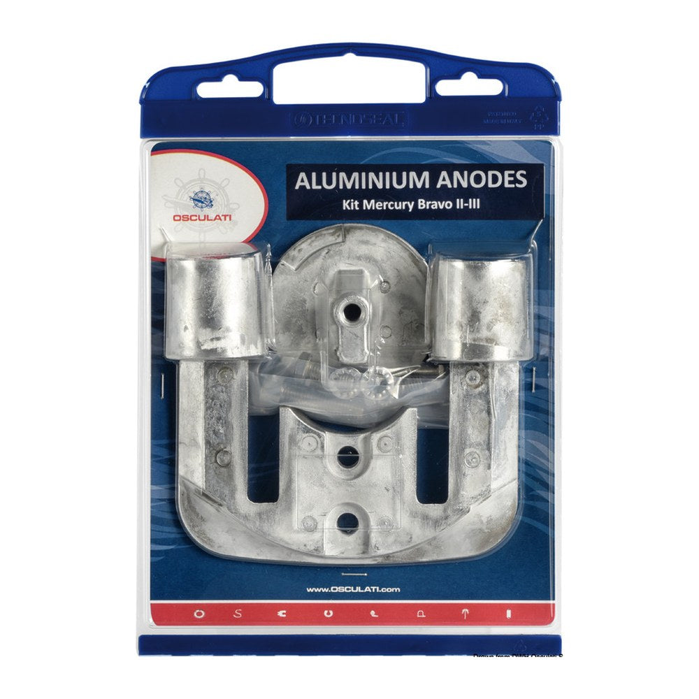 Osculati by Tecnoseal Anode kit Bravo II/III zinc - foto originale Osculati Srl
