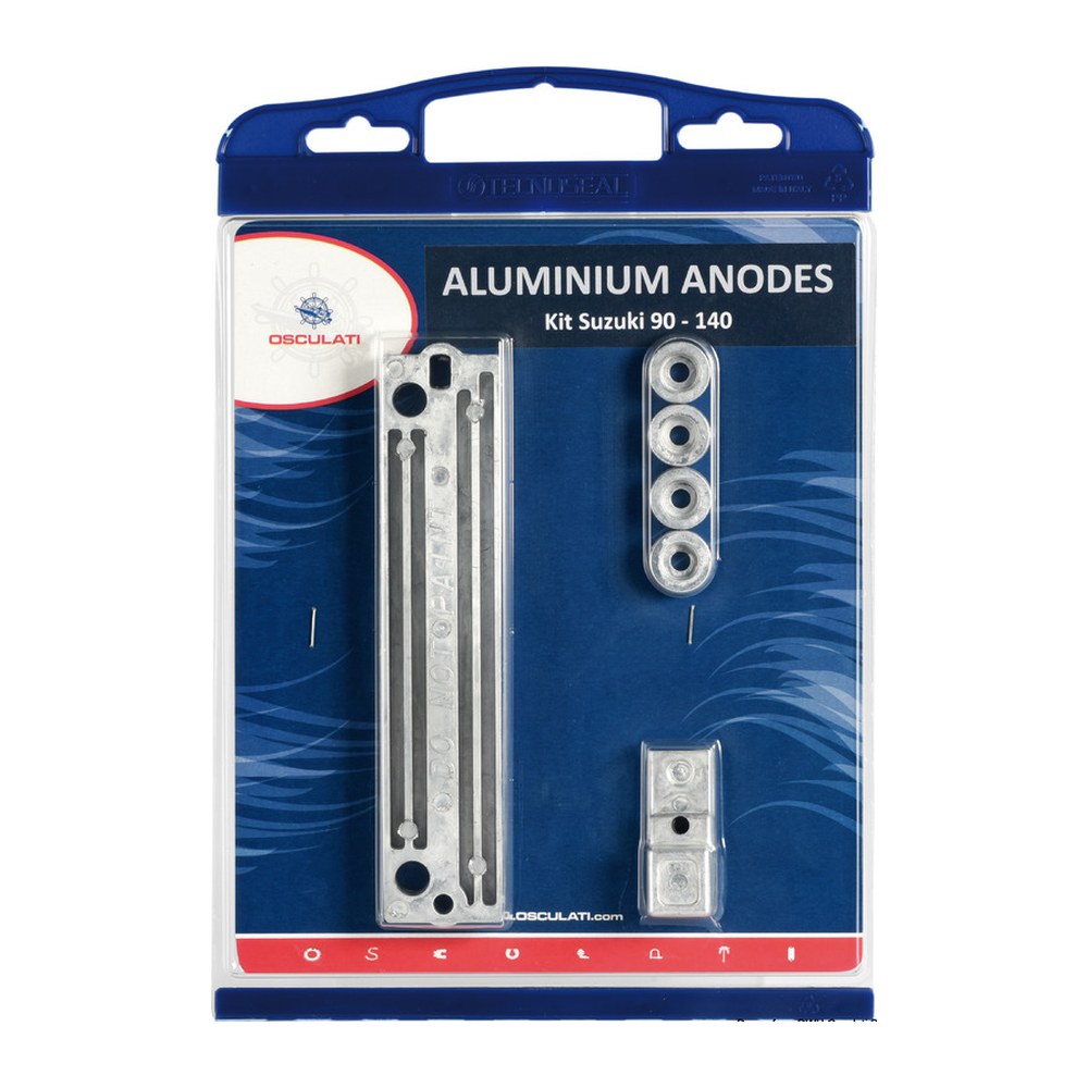 Osculati by Tecnoseal Anode kit Suzuki 90/140 HP zinc - foto originale Osculati Srl