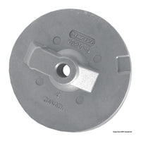 Tecnoseal Ánodo de zinc aleta plana para Alpha/Bravo 35/300 HP