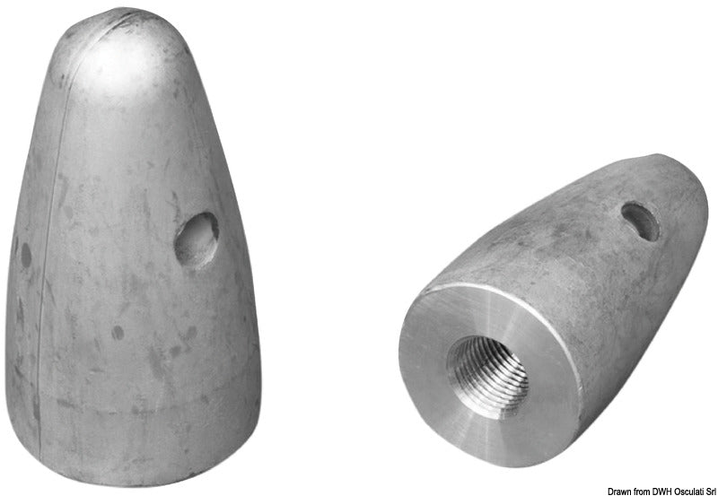 Tecnoseal Zinc ogive for propeller Ø 22/25/30 mm - foto originale Osculati Srl