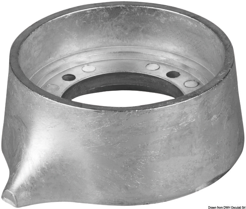 Tecnoseal Aluminium collar anode for Sail Drive Ø 105 mm - foto originale Osculati Srl