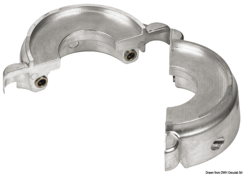 Tecnoseal Aluminium collar anode Volvo Ø 107 mm - foto originale Osculati Srl