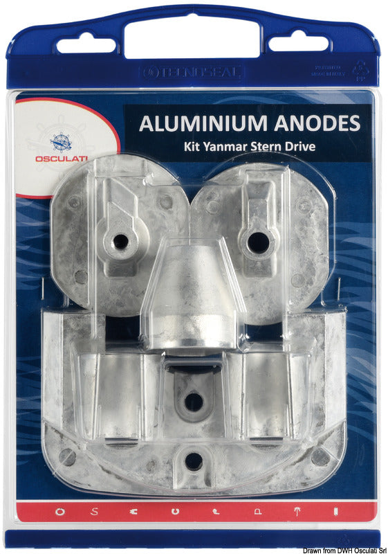 Osculati by Tecnoseal Kit magnesium anodes sterndrive units - foto originale Osculati Srl