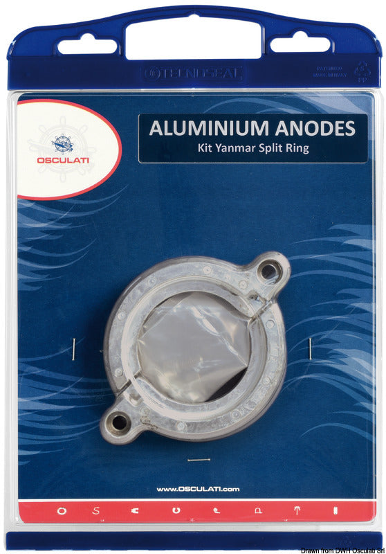 Osculati by Tecnoseal Openable aluminium leg anode SD20>SD60 - foto originale Osculati Srl