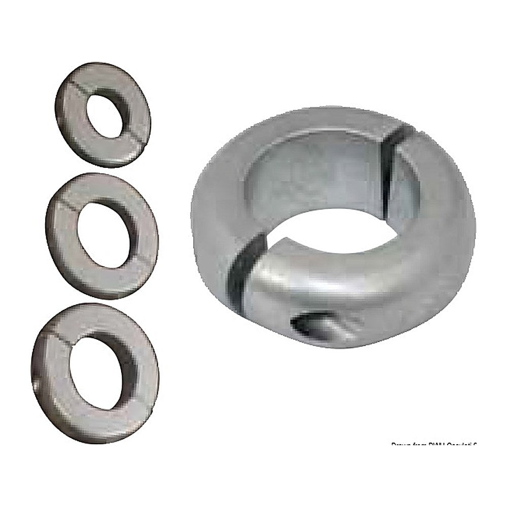 Tecnoseal Propeller shaft low olive anode 60 mm - foto originale Osculati Srl