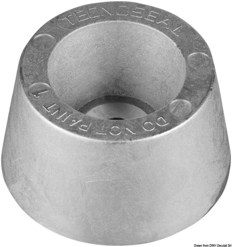 Tecnoseal Aluminium circular anode single-bolt mounting - foto originale Osculati Srl