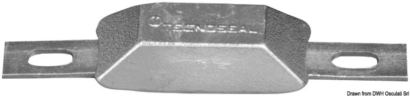Tecnoseal Rectangular anode w/insert 96x40x25 mm - foto originale Osculati Srl