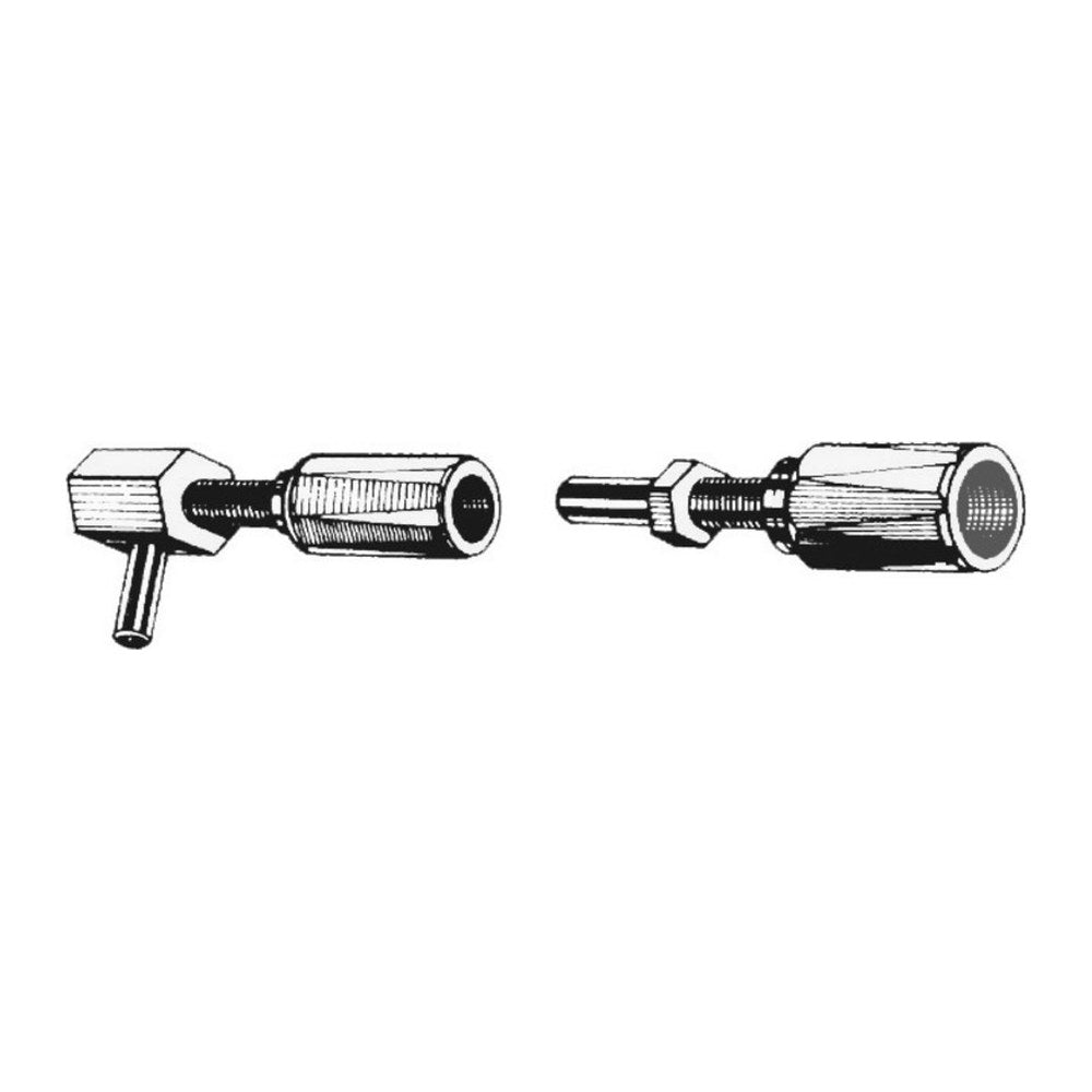 Copper connecting joint f. steering gears, 90° - foto originale Osculati Srl