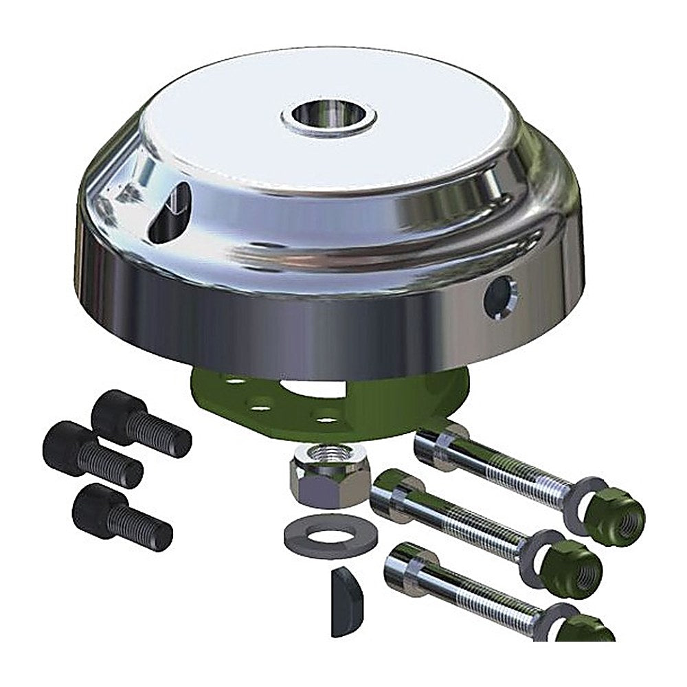 Ultraflex Anti-theft device X90 90° chromed hub cover - foto originale Osculati Srl