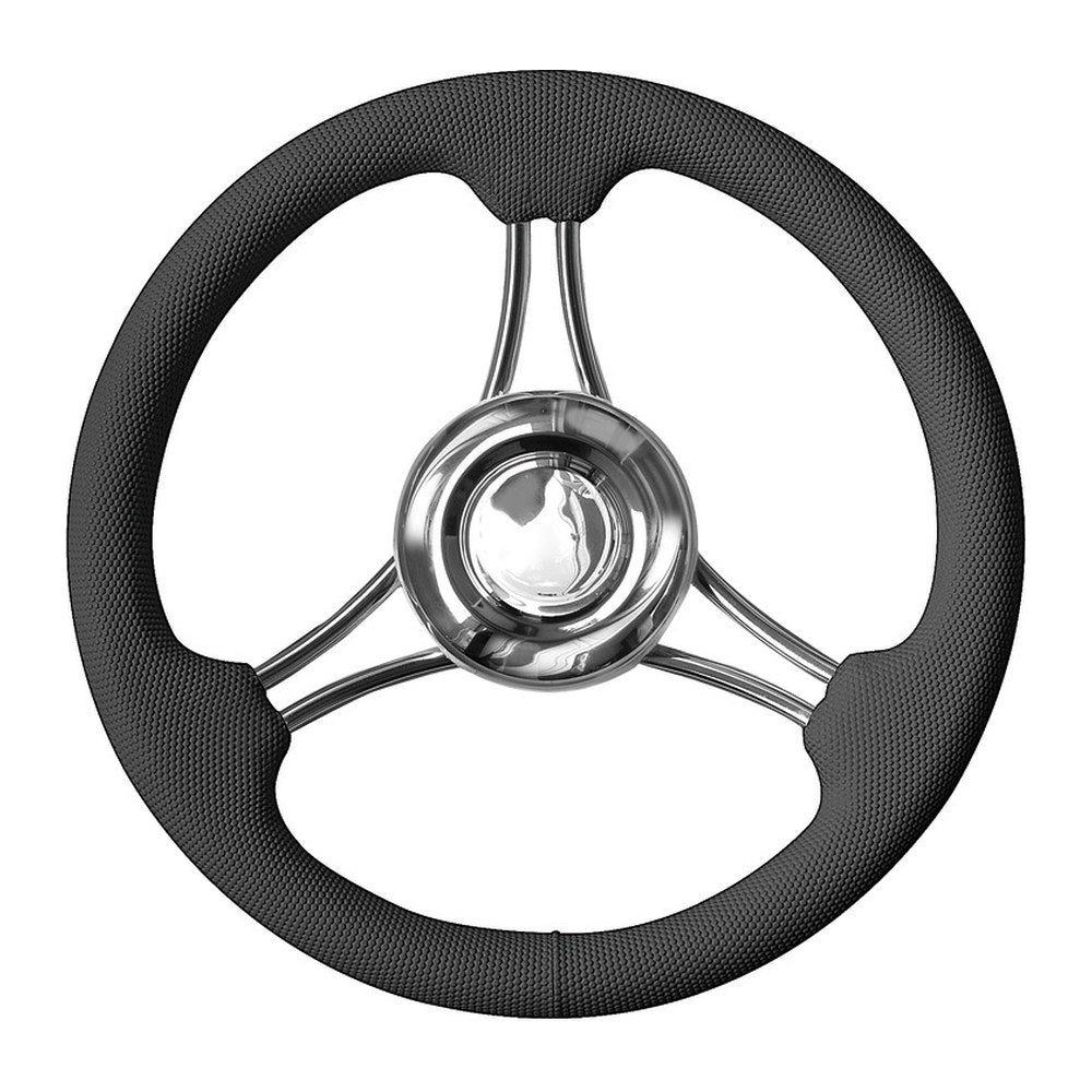 Steering wheel black 350 mm - foto originale Osculati Srl