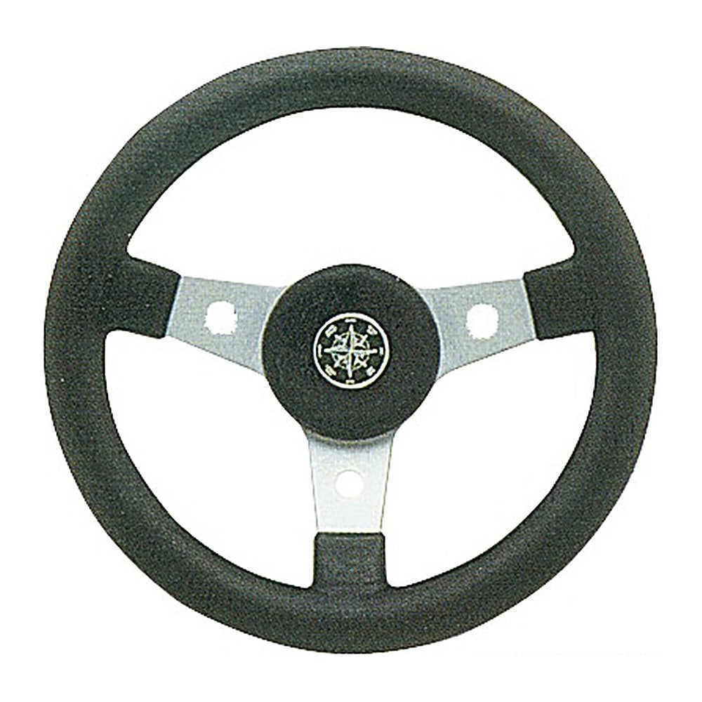 Delfino steering wheel black 310 mm - foto originale Osculati Srl