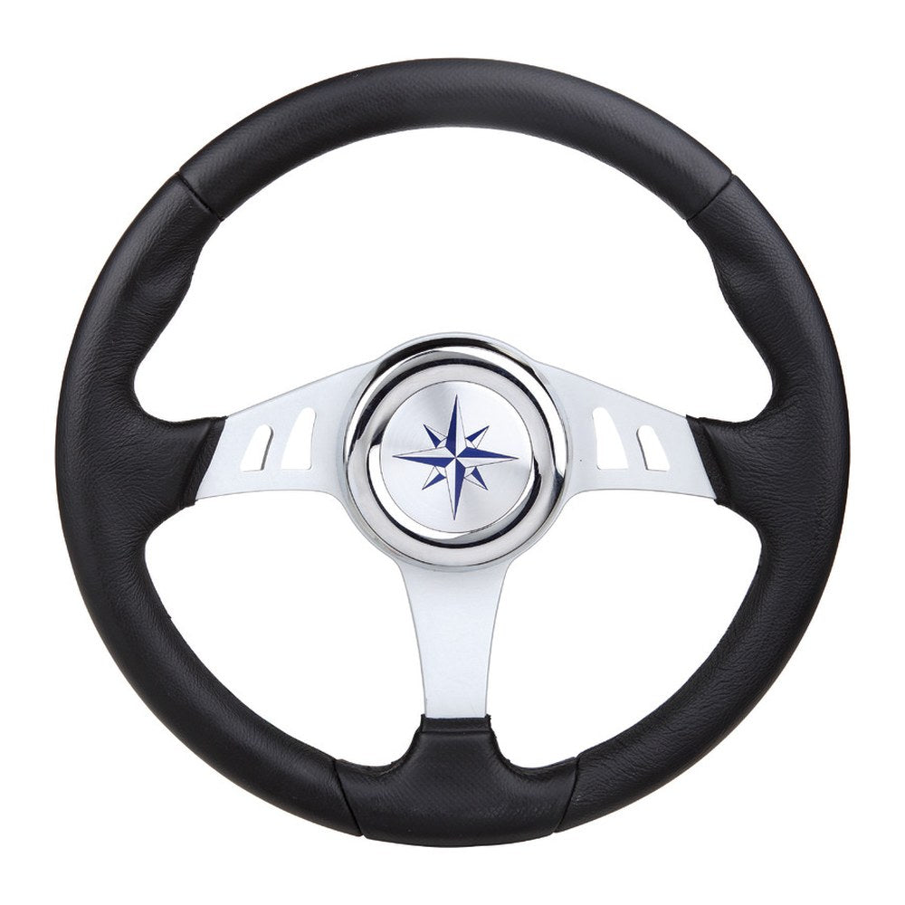 Steering wheel black 350 mm - foto originale Osculati Srl