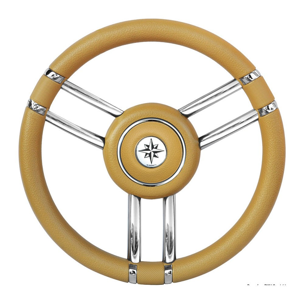Apollo steering wheel SS+polyurethane Ø350mm ivory - foto originale Osculati Srl