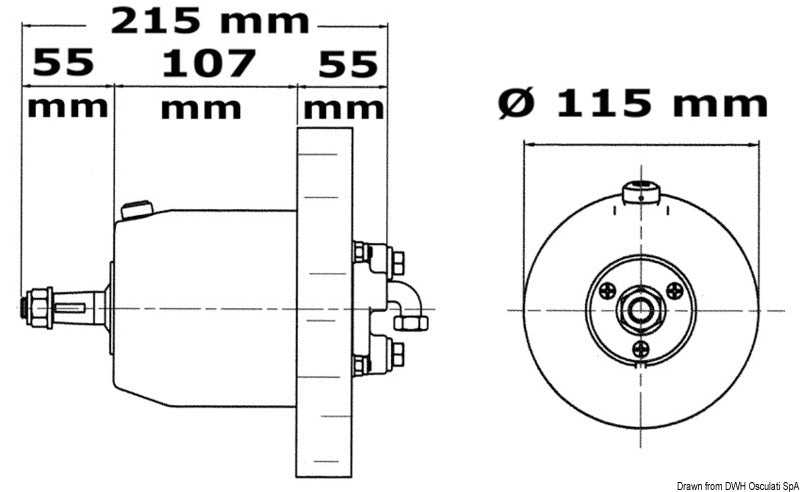 Ultraflex Silversteer pump UP33T-SVS - foto originale Osculati Srl