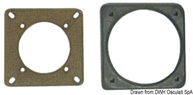Flange f.hydraulic steering gear Ultraflex square - foto originale Osculati Srl