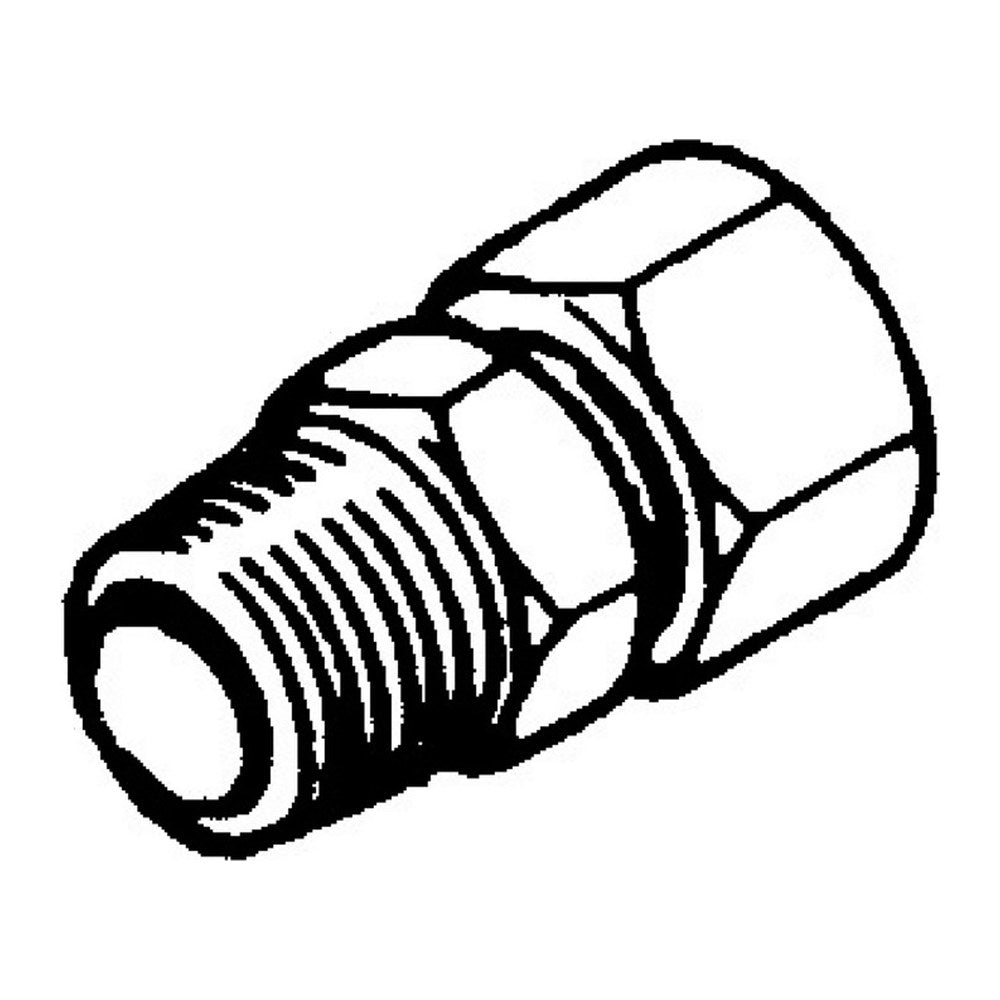 Straight fitting 3/8" for Ultraflex pumps - foto originale Osculati Srl
