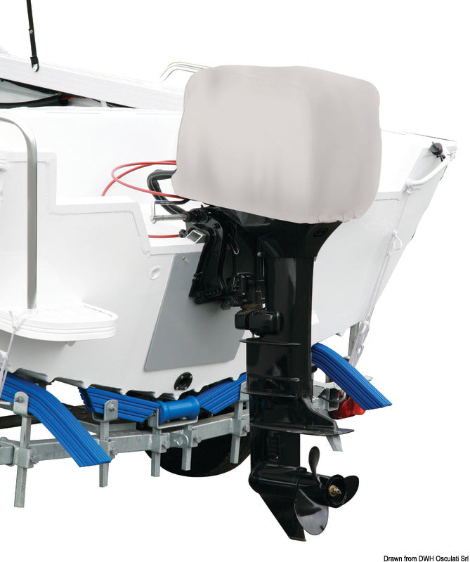 Oceansouth grey cover 30-60HP 2/4-stroke outboard - foto originale Osculati Srl