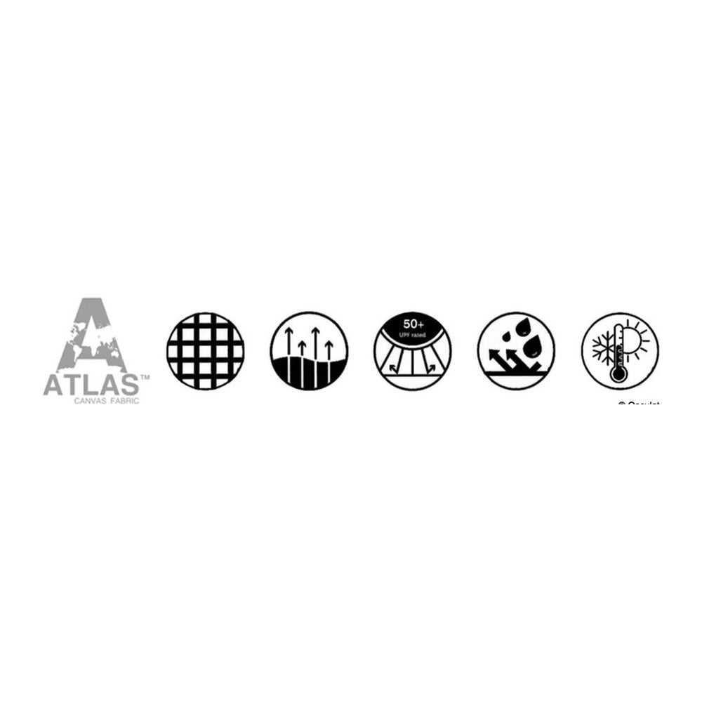 Oceansouth ventilated cover for Evinrude 60-90HP - foto originale Osculati Srl