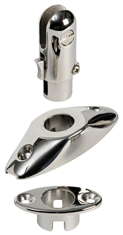 Recess snap base for biminis 54 x 29 mm - foto originale Osculati Srl
