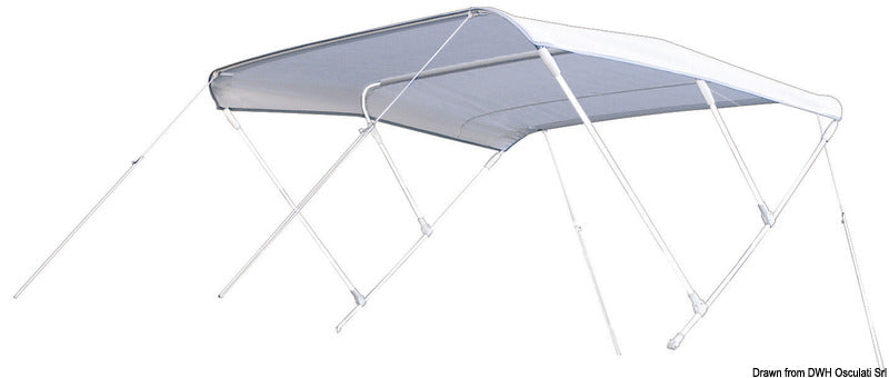 TESSILMARE Shade Master bimini 215/235 cm - foto originale Osculati Srl
