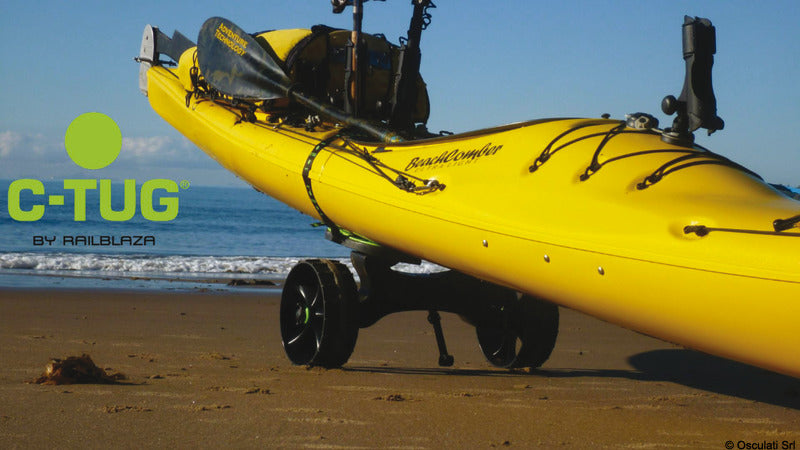 Railblaza C-Tug Kayak Cart Green - foto originale Osculati Srl