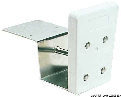 Adjustable outboard bracket f.stern mounting 15 HP - foto originale Osculati Srl