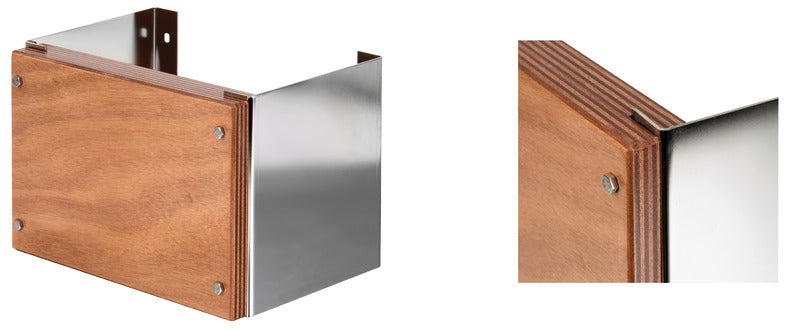 Fixed bracket f.transom mounting 12 HP - foto originale Osculati Srl