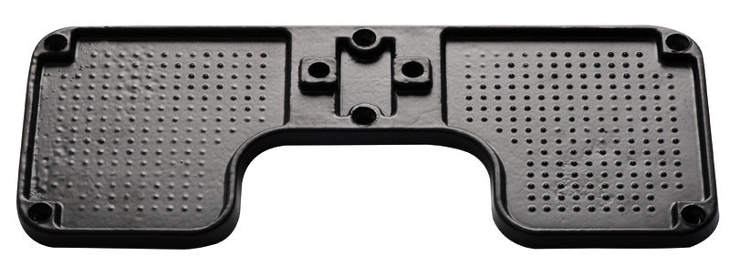 Stern protection plate aluminium 260x110 mm - foto originale Osculati Srl