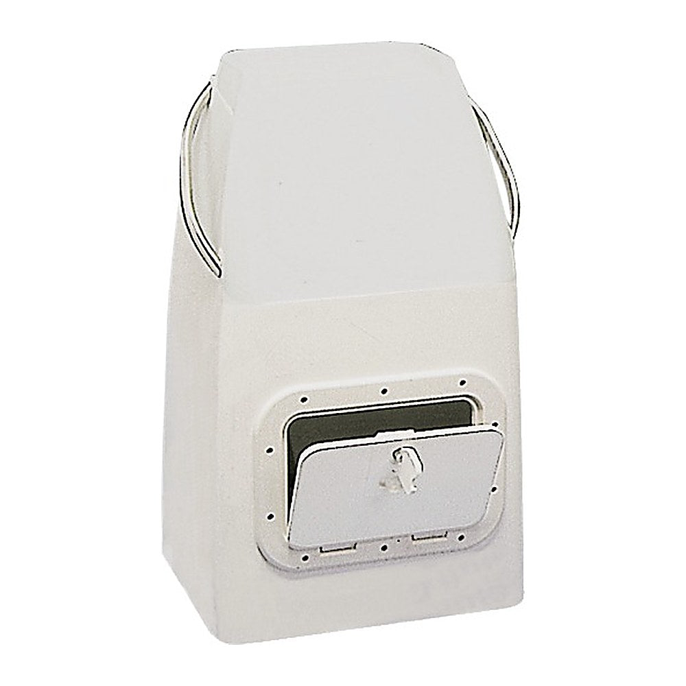 Steering console white fibeglass 40x48 cm - foto originale Osculati Srl