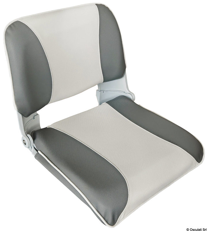 Seat foldable backrest pull-out padding Light gray/charcoal - foto originale Osculati Srl