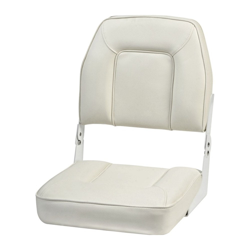 De Luxe seat w/foldable backrest white - foto originale Osculati Srl
