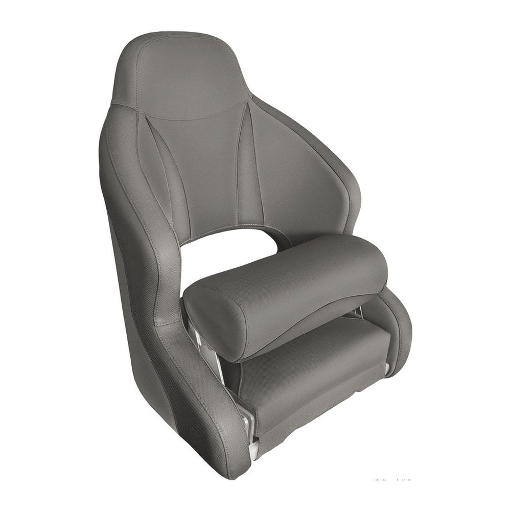 Ergonomic padded seat H52 bolster gray - foto originale Osculati Srl