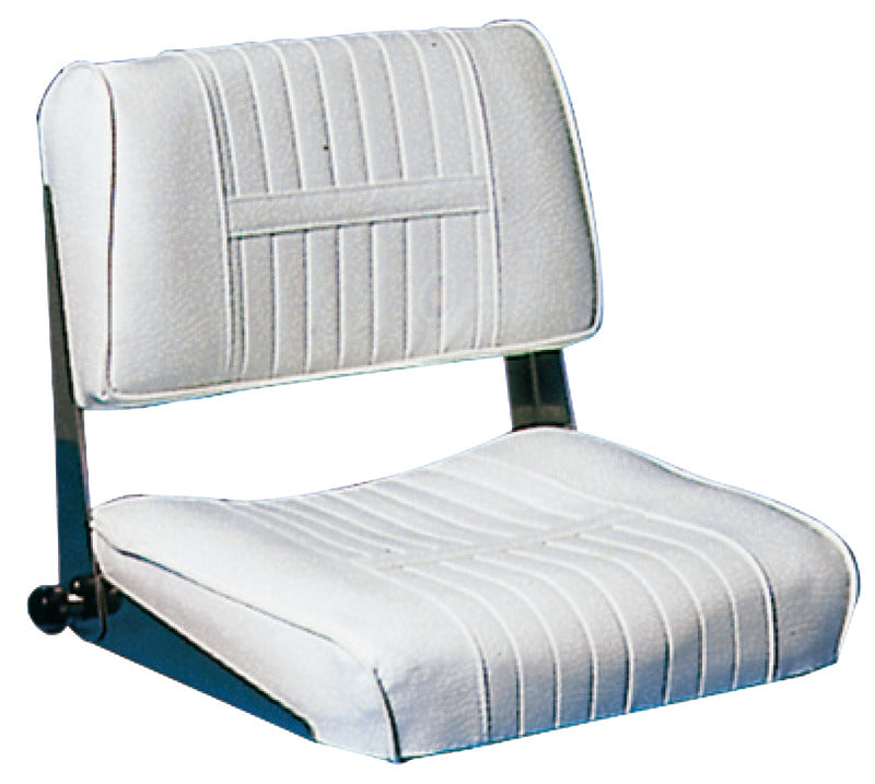 Seat w/foldable backrest 45x40 cm - foto originale Osculati Srl
